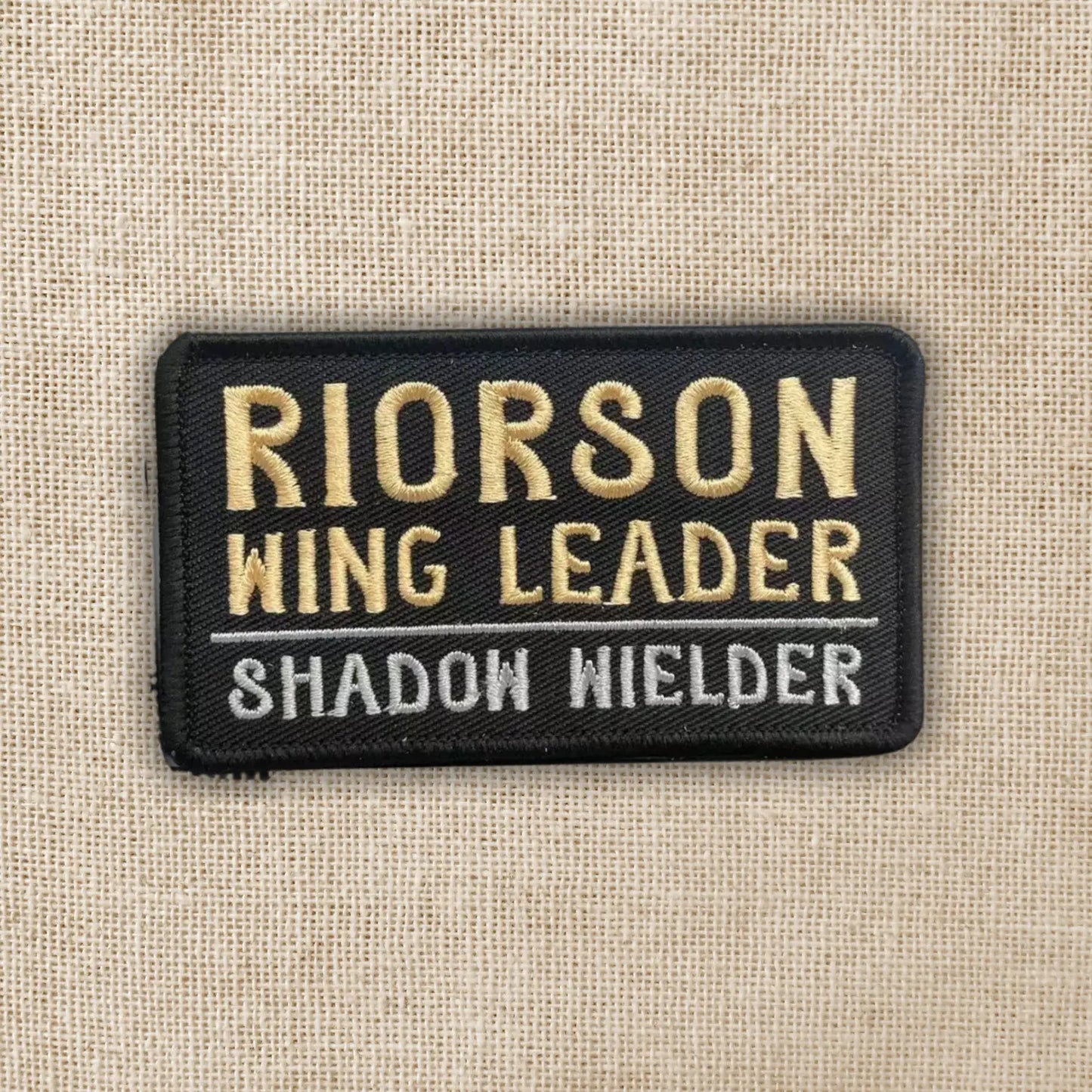 Xaden Riorson Wing Leader Embroidered Patch | Fourth Wing